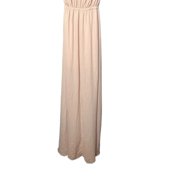 Show Me Your Mumu Heather Halter Dress Dusty Blush NEW